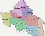 Map of Pabna District
