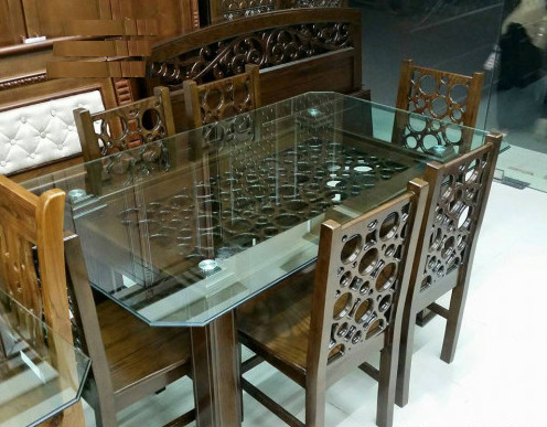 Malaysian Wood Dining Table