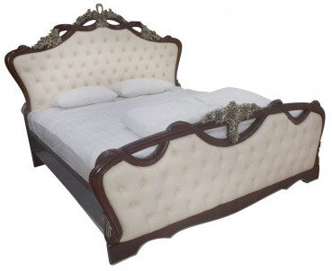 Victorian King Wooden Bed AF-006