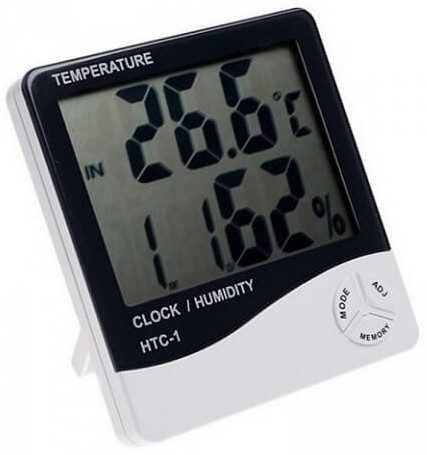 HTC-1 Temperature & Humidity Meter with Clock