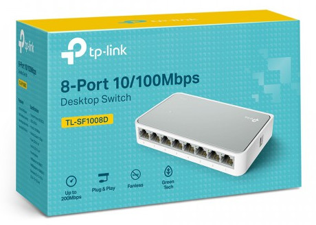 TP-Link TL-SF1008D 8-Port Desktop Fast Ethernet Switch