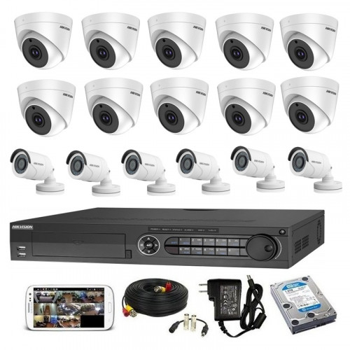 CCTV Package Hikvision 16CH 16-Pcs Camera 2TB HDD